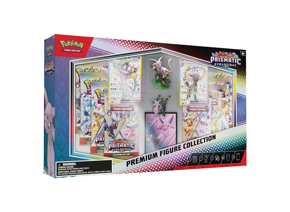 ポケモンカードゲーム(英語版) スカーレット&バイオレット「プリズマティックエボリューションズ プレミアム フィギュア コレクション」