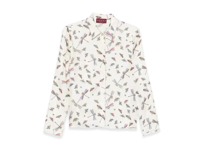 GUCCI Women's Twill Shirt "White"
