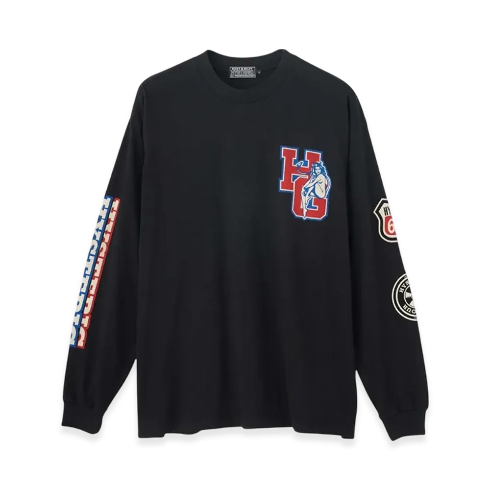 HYSTERIC GLAMOUR Motor City Fever T-Shirt "Black"
