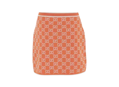GUCCI Women's GG Jacquard Skirt "Printed"