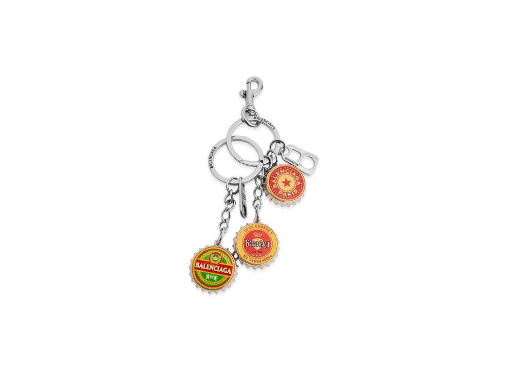 BALENCIAGA Charm / Keyring Beer Cap "Multicolor"