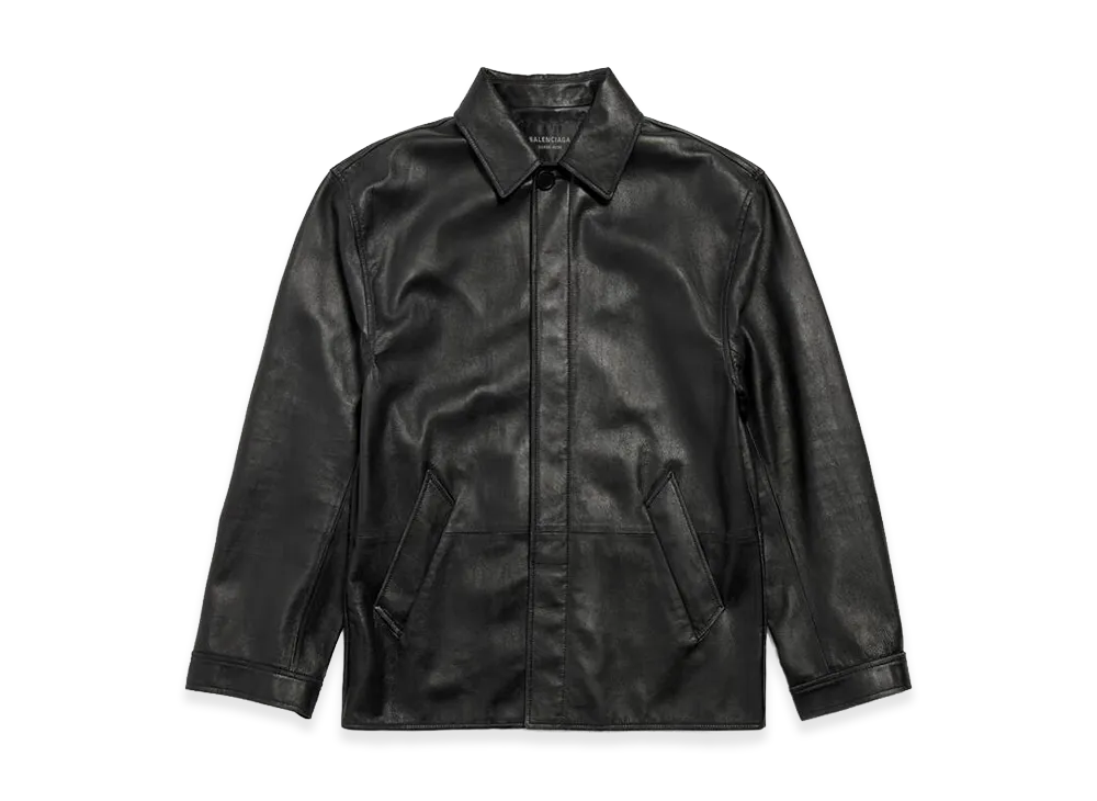 BALENCIAGA Car Coat Jacket "Black"