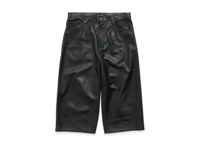 BALENCIAGA Cropped Baggy Pants "Black"