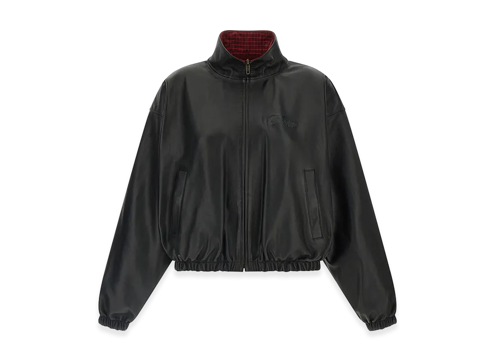 BALENCIAGA Women's Reversible Leather Jacket "Black"