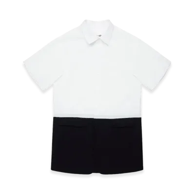 MM6 Maison Margiela Kids Shirts "White/Black"