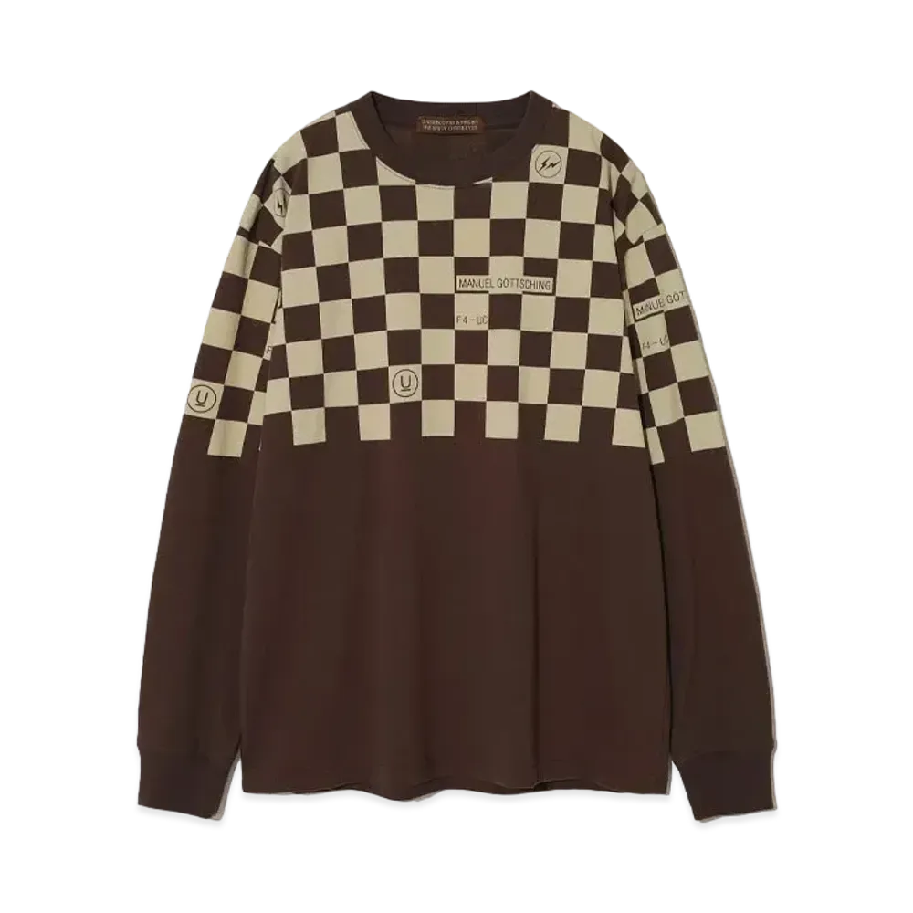 UNDERCOVER x FRAGMENT Cotton Long Sleeve T-Shirt "Brown CK"
