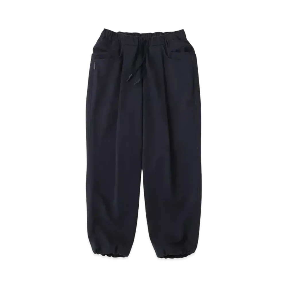 S.F.C Wide Tapered Easy Pants (Herringbone) "Navy"