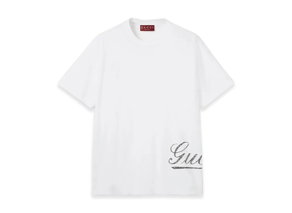GUCCI 'Gucci' T-Shirt "White"