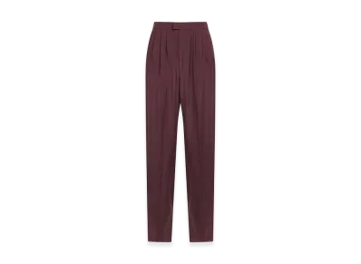 Saint Laurent Women's Trousers "Bordeaux"