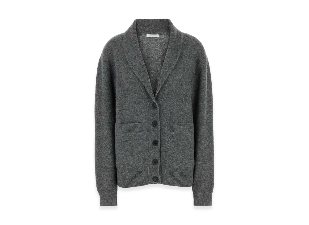 The Row Women's Silk Blend Irona Cardigan "Gray"
