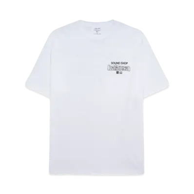 SOUND SHOP balansa SSB LOGO S/S TEE "WHITE / BLACK"