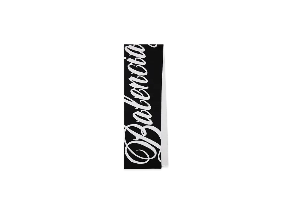 BALENCIAGA Big B Scarf "Black/White"