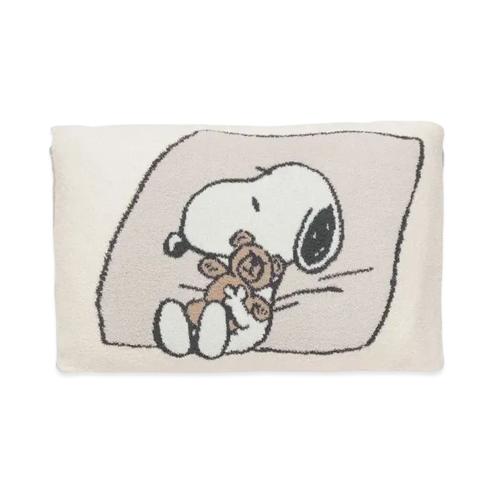 GELATO PIQUE x PEANUTS Snoopy x Bear Jacquard Pillow Case "Off White"
