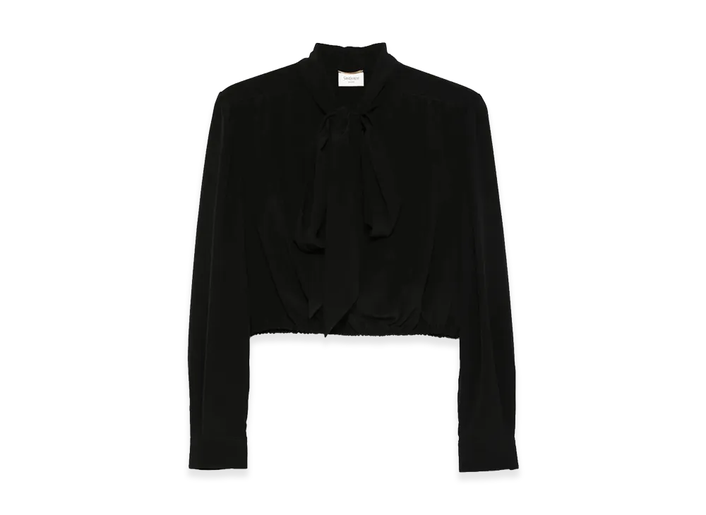 Saint Laurent Women's Shirts "Black"