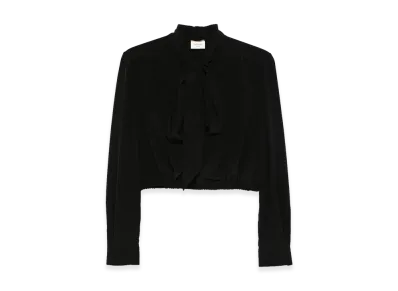 Saint Laurent Women's Shirts "Black"