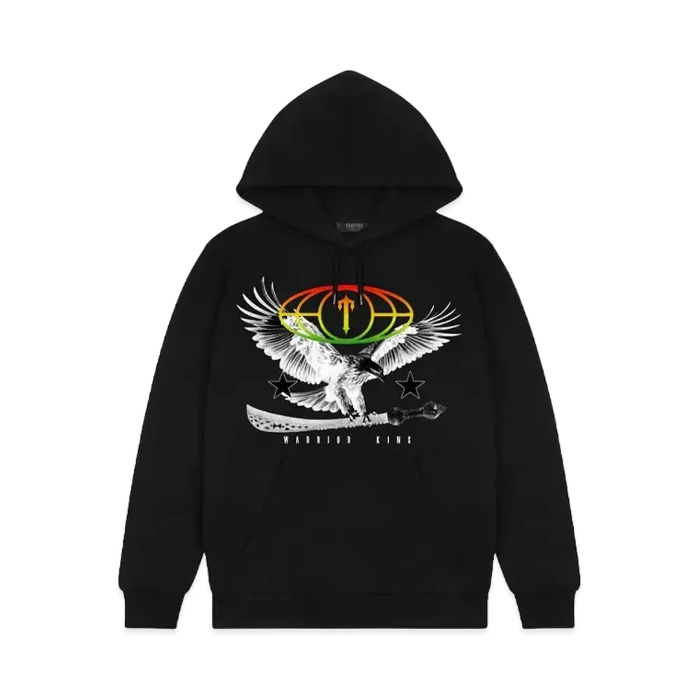 TRAPSTAR Warrior Kings Hoodie "Black"