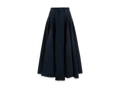 BALENCIAGA Women's Denim Skirt "Blue"