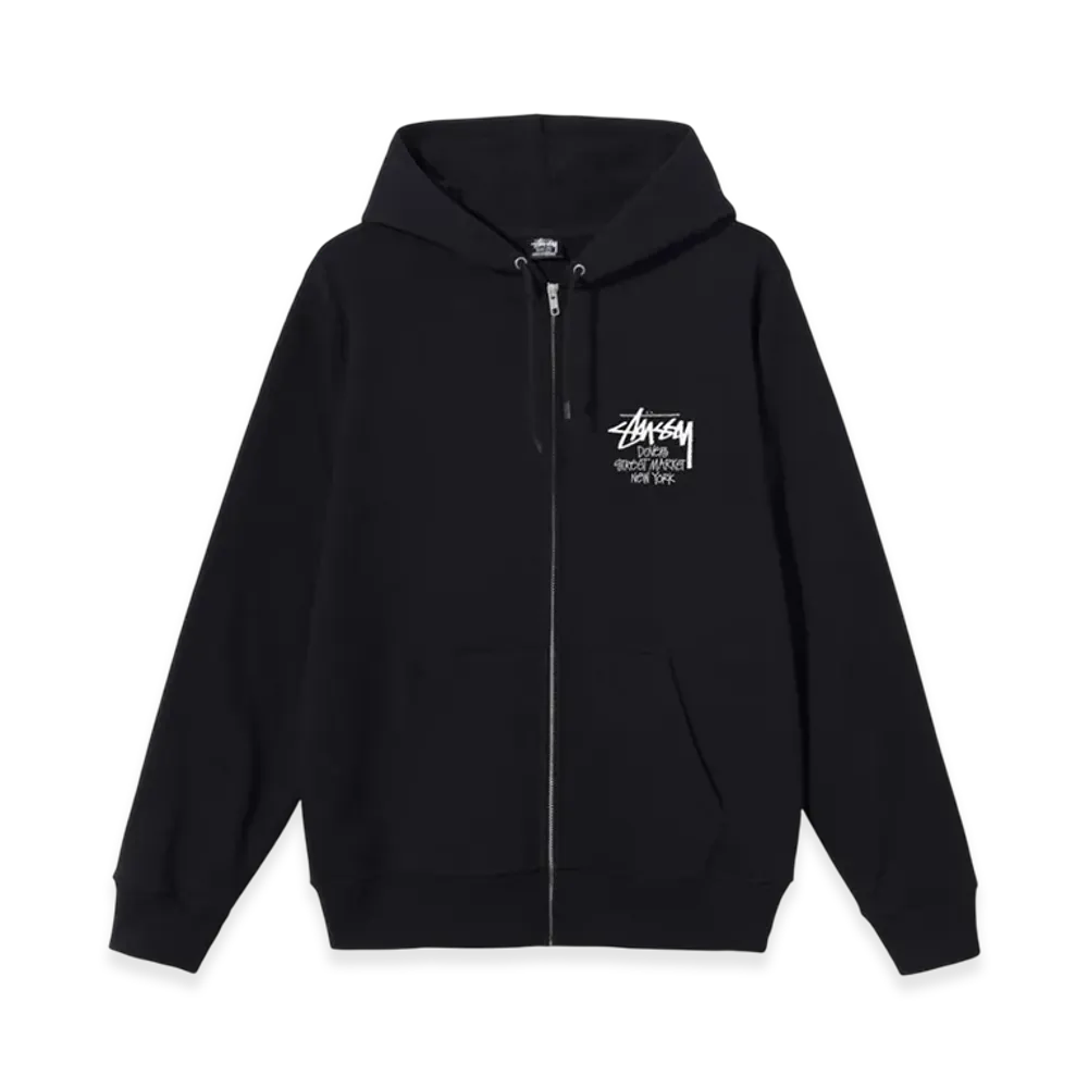 Stussy Stock DSM New York Zip Hoodie 2021 "Black"