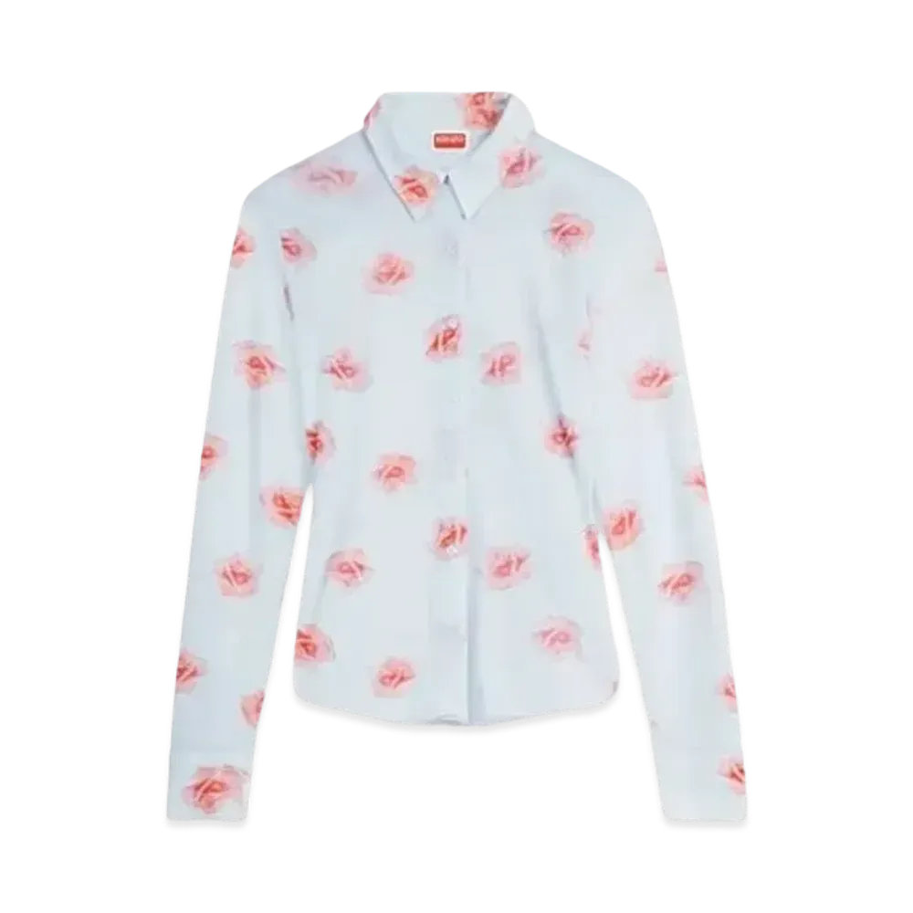KENZO 'ROSE' Fit Shirt "Light Blue"