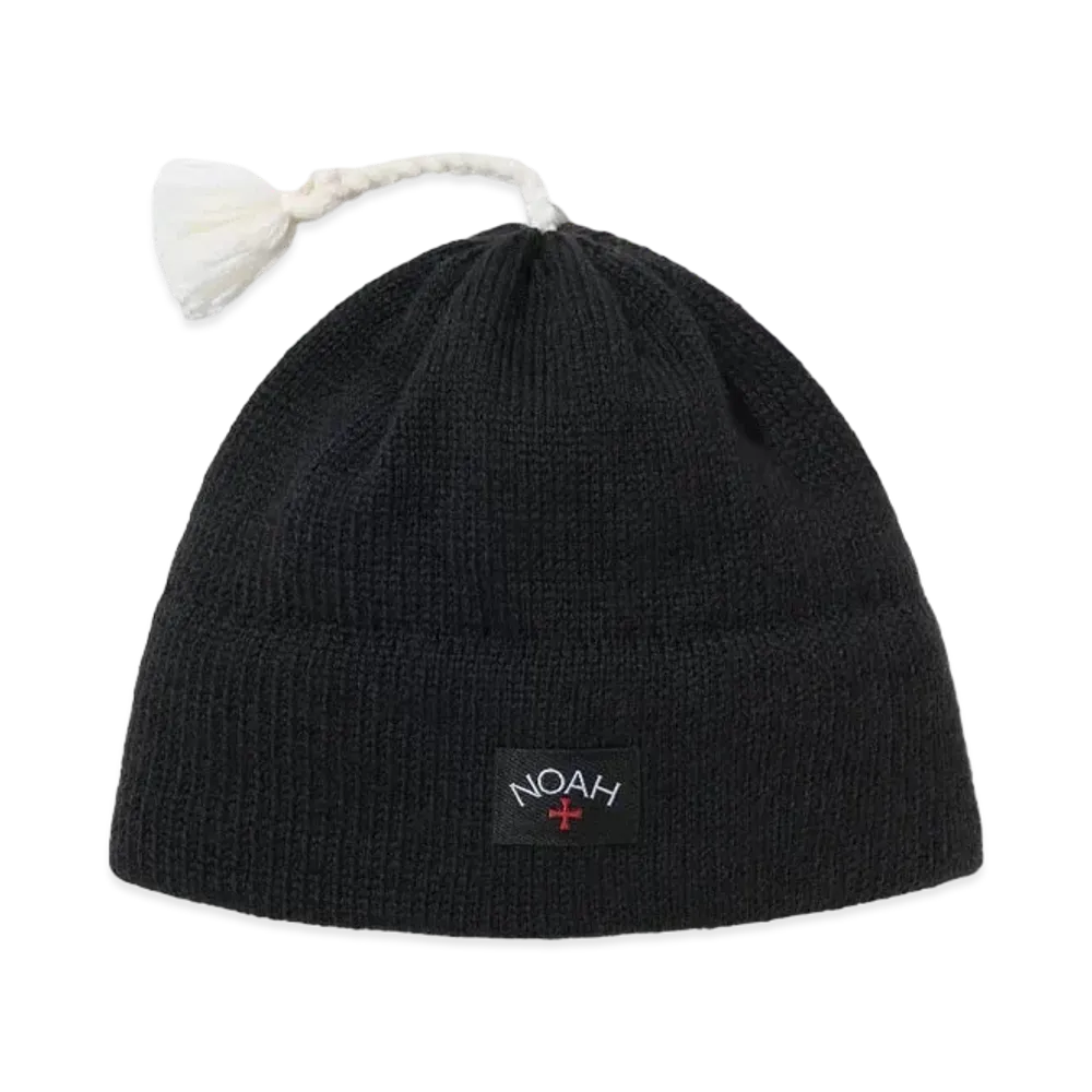 Noah Wool Tassel Beanie "Black"