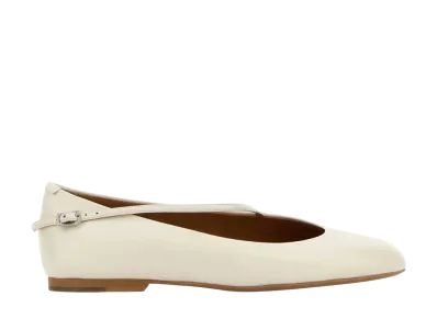 Jil Sander Women's Elyss Ballerina "Antique White"
