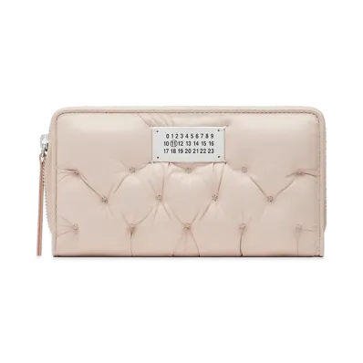 Maison Margiela Glam Slam Embroidered Wallet "Pale Pink"