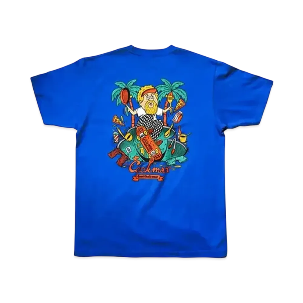 COOKMAN TM Paint Venice Beach Skatepark SS Tee "Blue"
