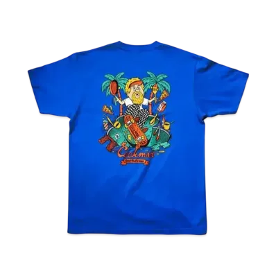 COOKMAN TM Paint Venice Beach Skatepark SS Tee "Blue"
