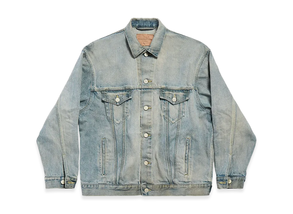 BALENCIAGA Jacket Regular Fit "Heather Grey/Blue"