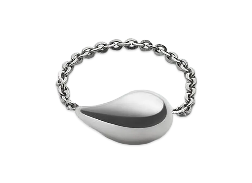 Bottega Veneta Drop Ring "Silver"