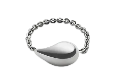 Bottega Veneta Drop Ring "Silver"