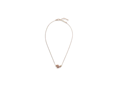 Bottega Veneta Drop Pendant Necklace "White"