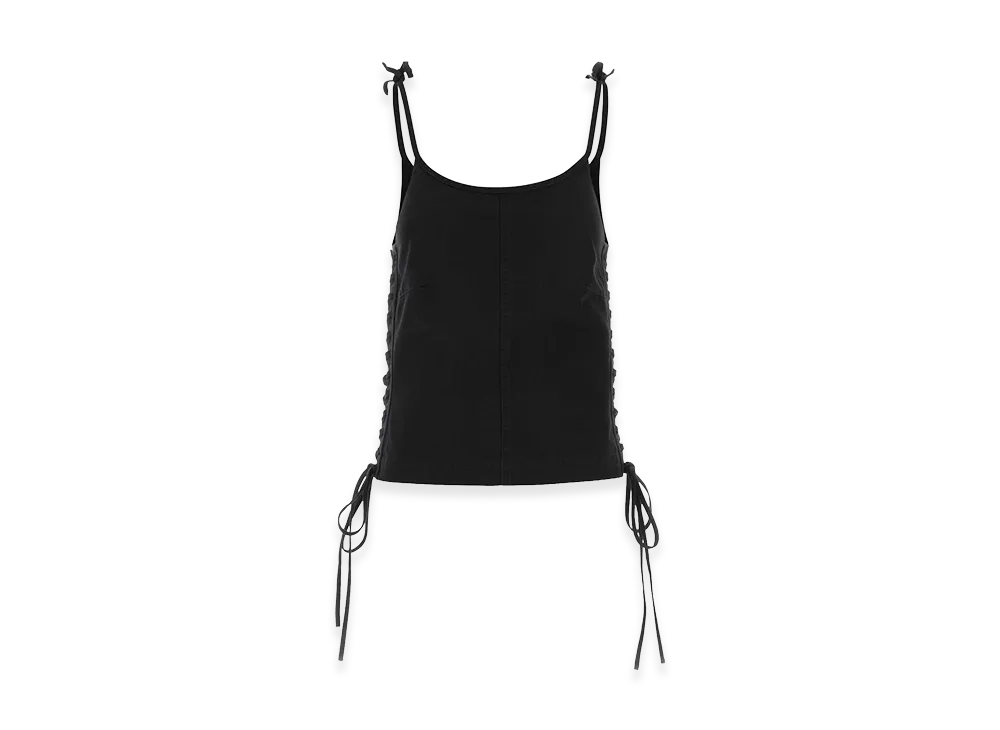 BALENCIAGA Women's Cotton Tank Top "Black"