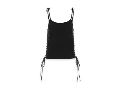 BALENCIAGA Women's Cotton Tank Top "Black"
