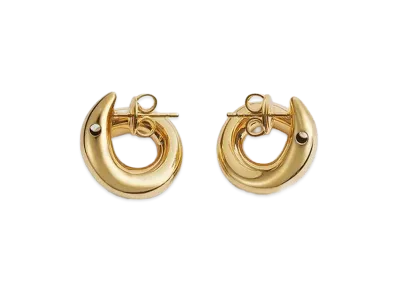 Bottega Veneta Small Sardine Earrings "Yellow Gold"