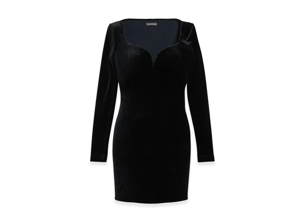 BALENCIAGA Sweetheart Dress "Black"