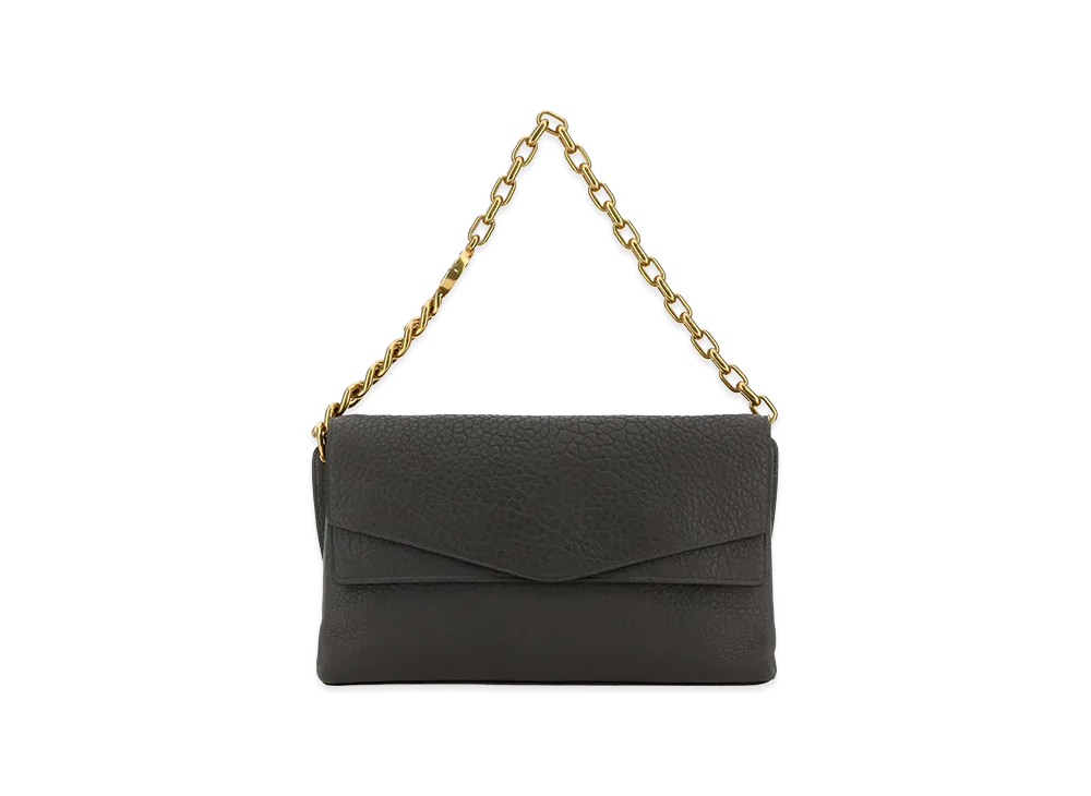 GUCCI Women's Leather Large Shoulder Bag "Grey"
