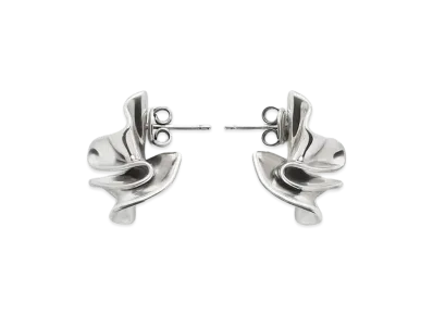 Bottega Veneta Small Anemone Earrings "Silver"