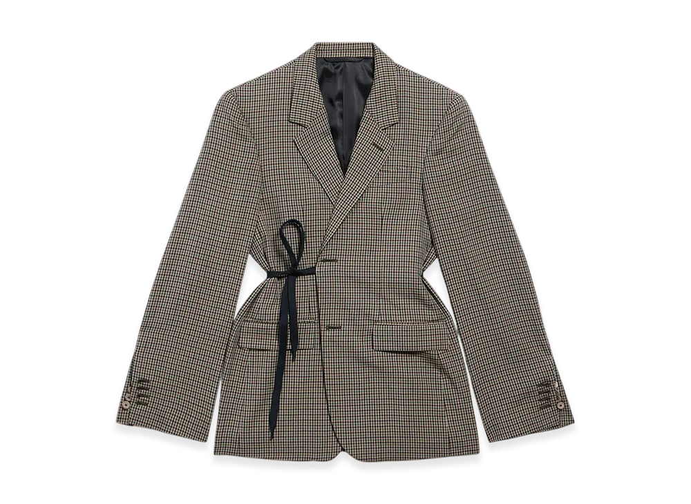 BALENCIAGA Wrap Tailored Jacket "Khaki/Brown"