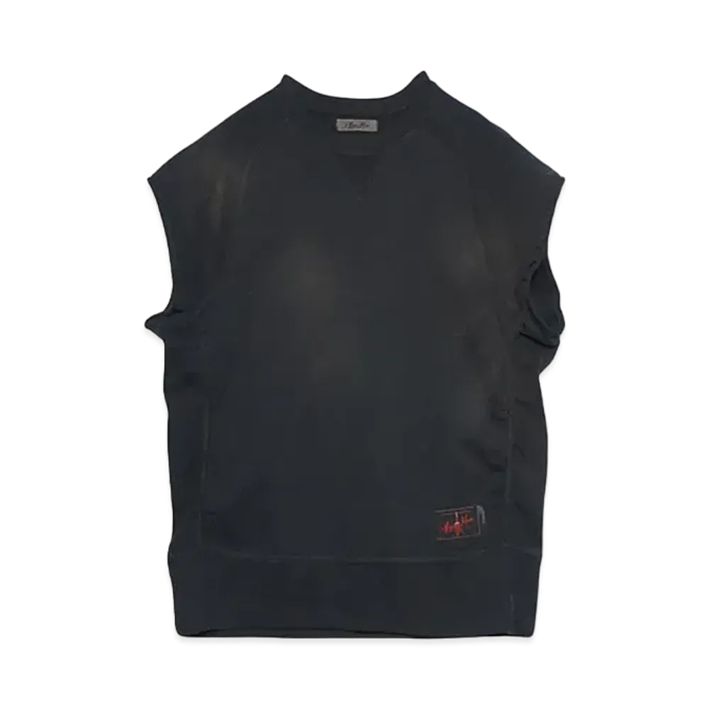 SYUMAN. Cut off sweat-shirts "Blk"