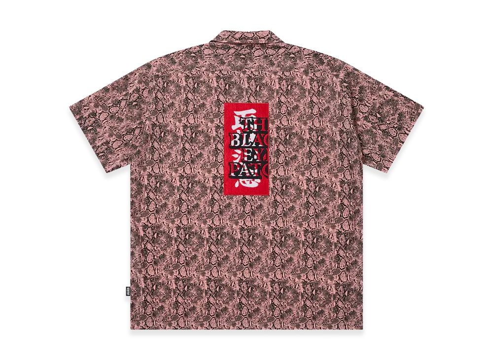 BlackEyePatch Python HWC Label Open Collared S/S Shirt "Apricot"