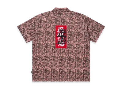 BlackEyePatch Python HWC Label Open Collared S/S Shirt "Apricot"