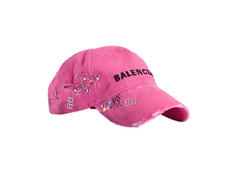 BALENCIAGA Upcycled Cap "Pink"
