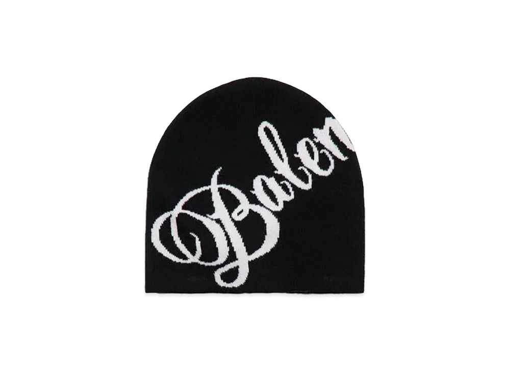 BALENCIAGA Big B Beanie "Black/White"