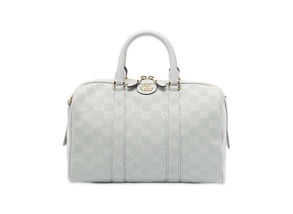 GUCCI Women's Canvas Medium Ophidia Handbag "Light Blue"