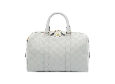 GUCCI Women's Canvas Medium Ophidia Handbag "Light Blue"