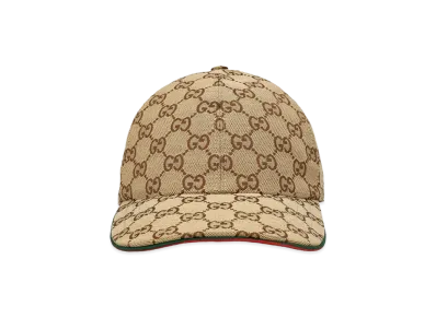 GUCCI Women's GG Fabric Cap "Brown"