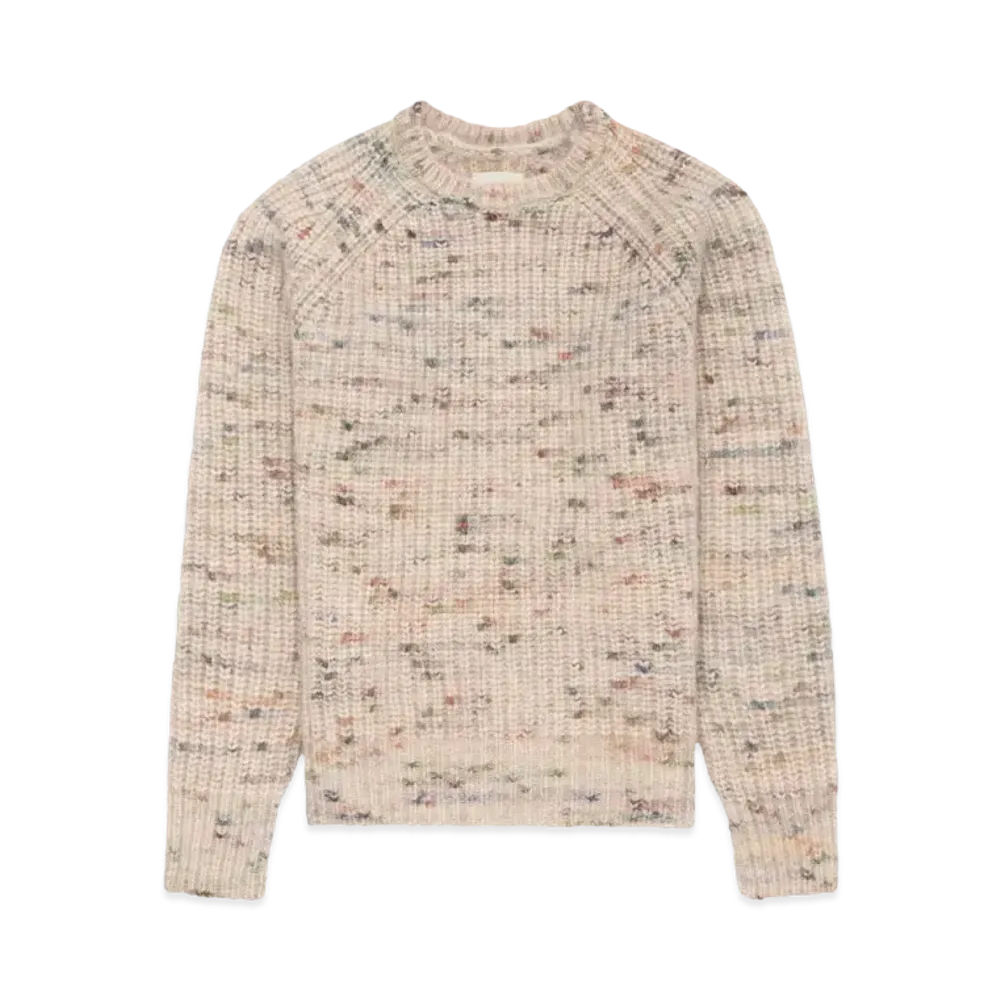 Aime Leon Dore Flecked Alpaca Crewneck Sweater "Cream"