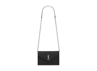 Saint Laurent Women's Mini ‘Envelope’ Crossbody Bag "Black"