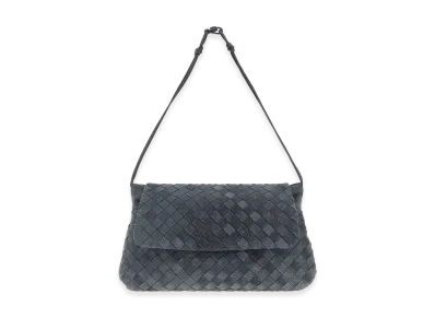 Bottega Veneta Women's Dustbag Giorno Intrecciato 15 Suede "Light Blue"